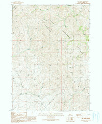 preview thumbnail of historical topo map of Elmore County, ID in 1990