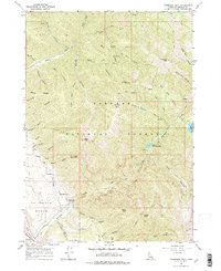 Download a high-resolution, GPS-compatible USGS topo map for Thompson Peak, ID (1977 edition)