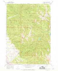 Download a high-resolution, GPS-compatible USGS topo map for Thompson Peak, ID (1969 edition)