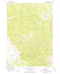 Download a high-resolution, GPS-compatible USGS topo map for Thompson Peak, ID (1977 edition)