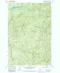 Download a high-resolution, GPS-compatible USGS topo map for Thompson Point, ID (1985 edition)