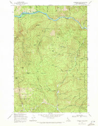 Download a high-resolution, GPS-compatible USGS topo map for Thompson Point, ID (1971 edition)