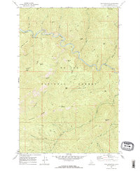 Download a high-resolution, GPS-compatible USGS topo map for Thor Mountain, ID (1973 edition)