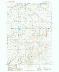 Download a high-resolution, GPS-compatible USGS topo map for Thorn Creek Reservoir, ID (1986 edition)
