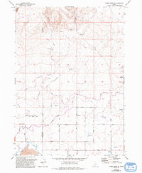 Download a high-resolution, GPS-compatible USGS topo map for Thorn Creek SE, ID (1992 edition)