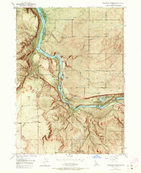 Download a high-resolution, GPS-compatible USGS topo map for Thousand Springs, ID (1965 edition)