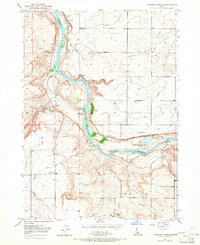 Download a high-resolution, GPS-compatible USGS topo map for Thousand Springs, ID (1965 edition)