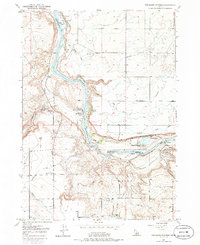 Download a high-resolution, GPS-compatible USGS topo map for Thousand Springs, ID (1986 edition)