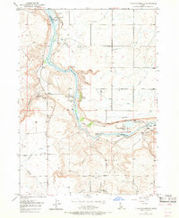 Download a high-resolution, GPS-compatible USGS topo map for Thousand Springs, ID (1966 edition)