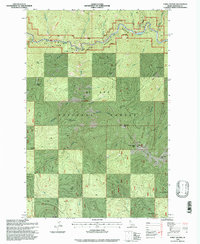Download a high-resolution, GPS-compatible USGS topo map for Three Sisters, ID (1997 edition)