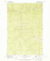 Download a high-resolution, GPS-compatible USGS topo map for Three Sisters, ID (1973 edition)