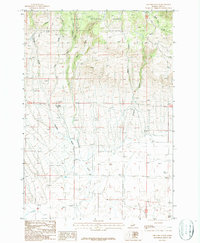Download a high-resolution, GPS-compatible USGS topo map for Thunder Gulch, ID (1987 edition)