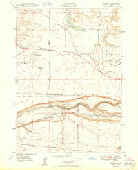 preview thumbnail of historical topo map of Elmore County, ID in 1949