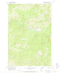 Download a high-resolution, GPS-compatible USGS topo map for Toboggan Ridge, ID (1969 edition)