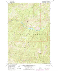 Download a high-resolution, GPS-compatible USGS topo map for Toboggan Ridge, ID (1984 edition)