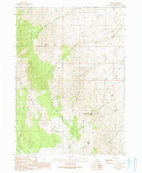 Download a high-resolution, GPS-compatible USGS topo map for Toy Pass, ID (1991 edition)