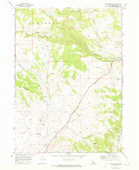 Download a high-resolution, GPS-compatible USGS topo map for Treasureton, ID (1973 edition)