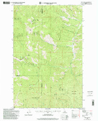 Download a high-resolution, GPS-compatible USGS topo map for Twin Crags, ID (1999 edition)