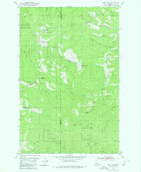 1950 Map of Benewah County, ID, 1980 Print