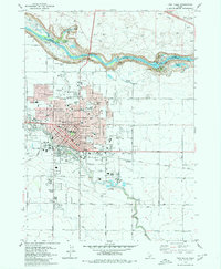 1979 Map of Twin Falls, ID, 1980 Print