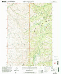 Download a high-resolution, GPS-compatible USGS topo map for Twin Sisters, ID (2007 edition)