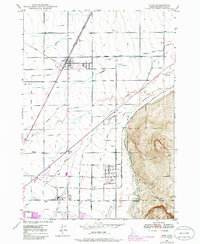 Download a high-resolution, GPS-compatible USGS topo map for Ucon, ID (1986 edition)