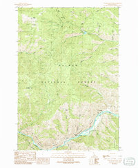 Download a high-resolution, GPS-compatible USGS topo map for Ulysses Mountain, ID (1991 edition)