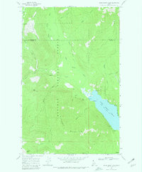 preview thumbnail of historical topo map of Bonner County, ID in 1969
