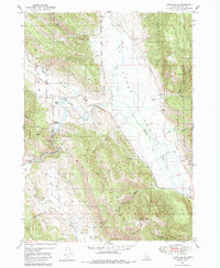 Download a high-resolution, GPS-compatible USGS topo map for Upper Valley, ID (1984 edition)