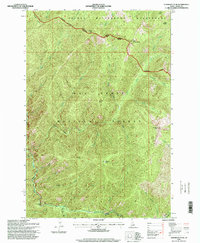 Download a high-resolution, GPS-compatible USGS topo map for Vermilion Peak, ID (1999 edition)