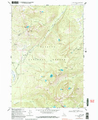 Download a high-resolution, GPS-compatible USGS topo map for Victor Peak, ID (1992 edition)