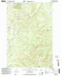 Download a high-resolution, GPS-compatible USGS topo map for Victor Peak, ID (2007 edition)