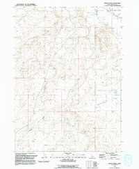 Download a high-resolution, GPS-compatible USGS topo map for Vinson Wash, ID (1992 edition)