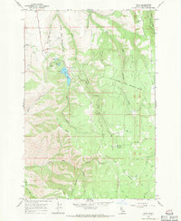 Download a high-resolution, GPS-compatible USGS topo map for Waha, ID (1971 edition)