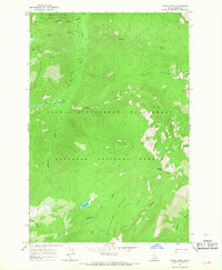 Download a high-resolution, GPS-compatible USGS topo map for Wahoo Peak, ID (1968 edition)