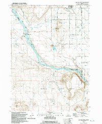 Download a high-resolution, GPS-compatible USGS topo map for Walters Butte, ID (1992 edition)