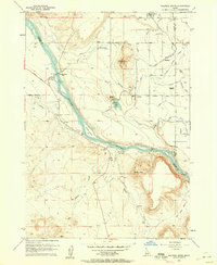 Download a high-resolution, GPS-compatible USGS topo map for Walters Butte, ID (1958 edition)