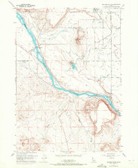 preview thumbnail of historical topo map of Owyhee County, ID in 1957