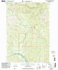 Download a high-resolution, GPS-compatible USGS topo map for War Eagle Mountain, ID (2007 edition)