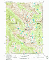 Download a high-resolution, GPS-compatible USGS topo map for Warbonnet Peak, ID (1986 edition)