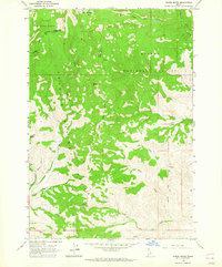 Download a high-resolution, GPS-compatible USGS topo map for Wards Butte, ID (1965 edition)