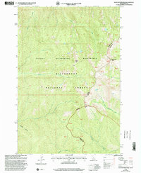 Download a high-resolution, GPS-compatible USGS topo map for Watchtower Peak, ID (2002 edition)