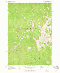 Download a high-resolution, GPS-compatible USGS topo map for Watchtower Peak, ID (1968 edition)