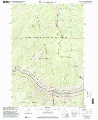 Download a high-resolution, GPS-compatible USGS topo map for Waugh Mountain, ID (2002 edition)