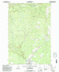 1994 Map of Weippe, ID, 1997 Print