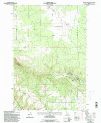Download a high-resolution, GPS-compatible USGS topo map for Weippe South, ID (1997 edition)