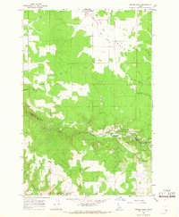Download a high-resolution, GPS-compatible USGS topo map for Weippe South, ID (1968 edition)
