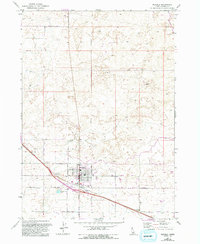 Download a high-resolution, GPS-compatible USGS topo map for Wendell, ID (1993 edition)