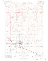 Download a high-resolution, GPS-compatible USGS topo map for Wendell, ID (1974 edition)