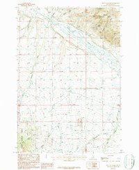 Download a high-resolution, GPS-compatible USGS topo map for West of Leadore, ID (1987 edition)